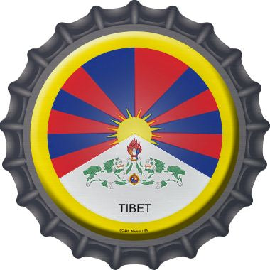 Tibet Novelty Metal Bottle Cap BC-441