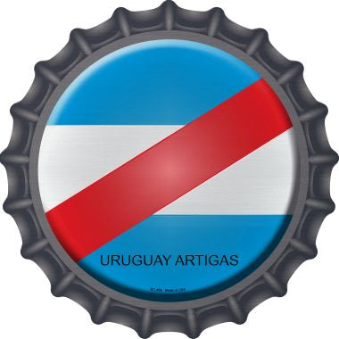 Uruguay Artigas Novelty Metal Bottle Cap 12 Inch Sign