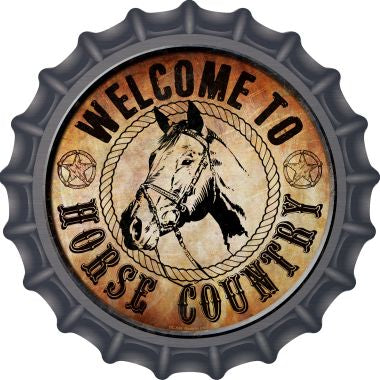 Horse Novelty Metal Bottle Cap BC-596