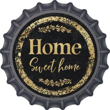 Home Sweet Home Novelty Metal Bottle Cap 12 Inch Sign