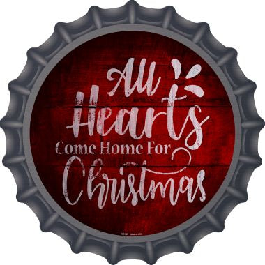 Come Home For Christmas Novelty Metal Bottle Cap 12 Inch Sign
