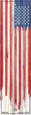 Painted American Flag Novelty Metal Bookmark BM-007