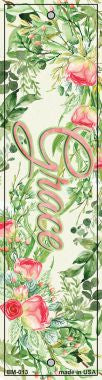 Grace on Flowers Novelty Metal Bookmark BM-013