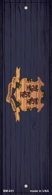 Connecticut Flag Novelty Metal Bookmark BM-031