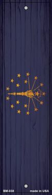 Indiana Flag Novelty Metal Bookmark BM-038