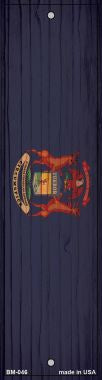Michigan Flag Novelty Metal Bookmark BM-046