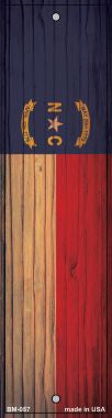 North Carolina Flag Novelty Metal Bookmark BM-057