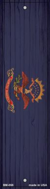 North Dakota Flag Novelty Metal Bookmark BM-058