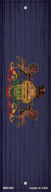 Pennsylvania Flag Novelty Metal Bookmark BM-062