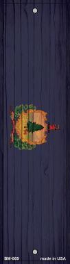 Vermont Flag Novelty Metal Bookmark BM-069