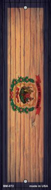 West Virginia Flag Novelty Metal Bookmark BM-072