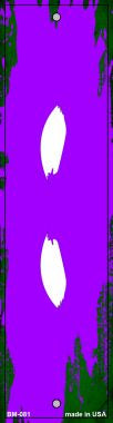 Purple Mask Novelty Metal Bookmark BM-081