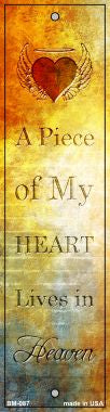 Piece of My Heart Novelty Metal Bookmark BM-087