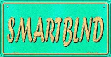 SMRTBLND Novelty Metal Bicycle Plate BP-052