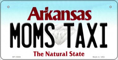 Moms Taxi Arkansas Novelty Metal Bicycle Plate BP-10053