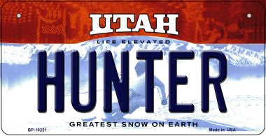 Hunter Utah Novelty Metal Bicycle Plate BP-10221