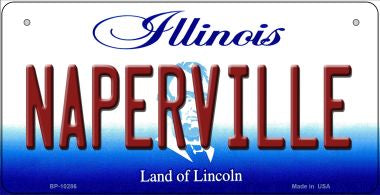 Naperville Illinois Novelty Metal Bicycle Plate BP-10286