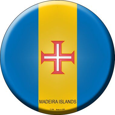 Madeira Islands Country Novelty Metal Circular Sign