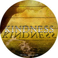 Kindness Novelty Circle Coaster Set of 4