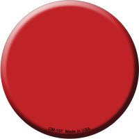Red Novelty Metal Mini Circle Magnet CM-157