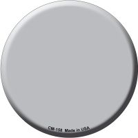 Gray Novelty Circle Coaster Set of 4