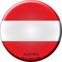 Austria Novelty Metal Mini Circle Magnet CM-197