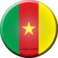 Cameroon Country Novelty Circle Coaster Set of 4