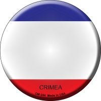 Crimea Novelty Metal Mini Circle Magnet CM-244