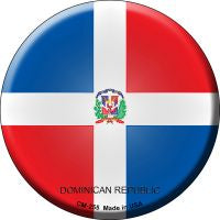 Dominican Republic Country Novelty Circle Coaster Set of 4