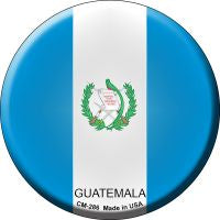 Guatamala Country Novelty Circle Coaster Set of 4