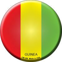 Guinea Country Novelty Circle Coaster Set of 4