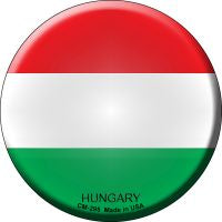 Hungary Country Novelty Circle Coaster Set of 4