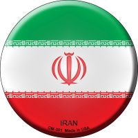 Iran Country Novelty Circle Coaster Set of 4
