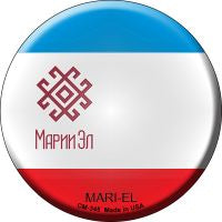 Mari-el Country Novelty Circle Coaster Set of 4