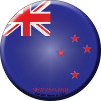 New Zealand Country Novelty Circle Coaster Set of 4