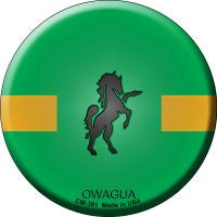 Owagua Novelty Metal Mini Circle Magnet CM-381