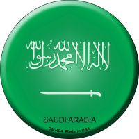 Saudi Arabia Novelty Metal Mini Circle Magnet CM-404