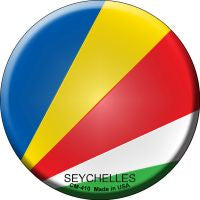 Seychelles Novelty Metal Mini Circle Magnet CM-410