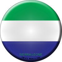 Sierra Leone Country Novelty Circle Coaster Set of 4