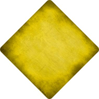 Yellow Oil Rubbed Novelty Metal Crossing Sign