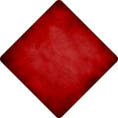 Red Oil Rubbed Novelty Metal Crossing Sign