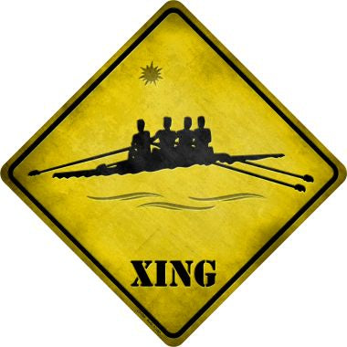 Kayak Racing Xing Novelty Metal Crossing Sign CX-098
