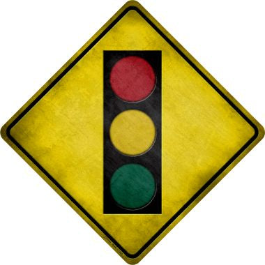 Street Lights Novelty Metal Crossing Sign CX-114