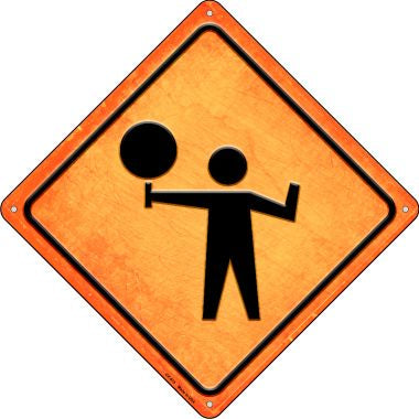 Stop Ahead Novelty Metal Crossing Sign