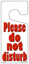 Please Do Not Disturb Novelty Metal Door Hanger DH-026