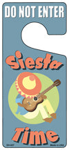 Siesta Time Novelty Metal Door Hanger DH-037