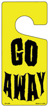 Go Away Novelty Metal Door Hanger