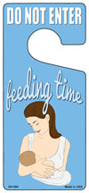 Feeding Time Blue Novelty Metal Door Hanger DH-094
