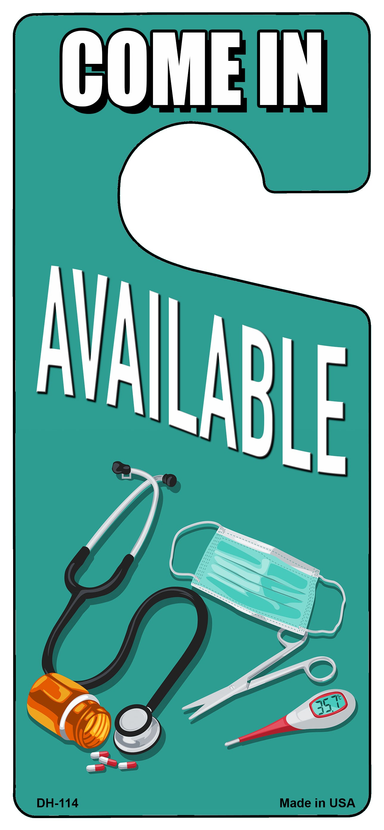 Available Novelty Metal Door Hanger