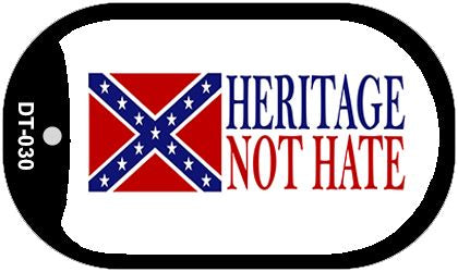 Heritage Not Hate Dog Tag Kit Novelty Necklace DT-030